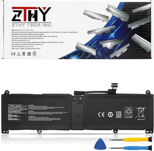 Main image of 72Wh BTY-M4A Battery Replacement for MSI Stealth 14 AI Studio A1VEG A1VFG | A1VGG Summit E13 Flip A12MT E14 A12M A13MT PRESTIGE 14 EVO B12M B13M H B12UCX B13UCX Stealth Studio A13VE A13VF A13VG Laptop