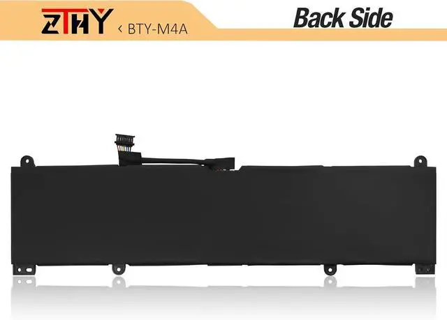 Alt view image 6 of 7 - 72Wh BTY-M4A Battery Replacement for MSI Stealth 14 AI Studio A1VEG A1VFG | A1VGG Summit E13 Flip A12MT E14 A12M A13MT PRESTIGE 14 EVO B12M B13M H B12UCX B13UCX Stealth Studio A13VE A13VF A13VG Laptop