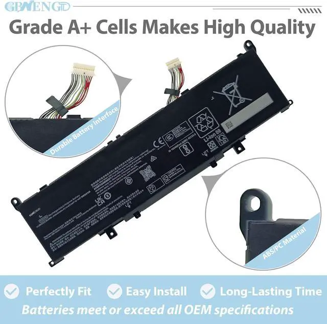 Alt view image 3 of 7 - RX03XL Laptop Battery Replacement for HP ProBook 440 445 460 465 G11 HP EliteBook 640 645 630 660 G11 Series N78704-005 N70705-005 N70706-005 TPN-DB1Z