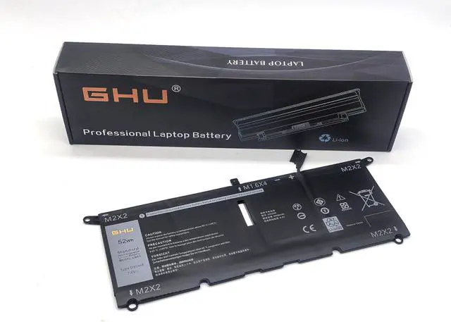 Alt view image 2 of 7 - GHU DXGH8 G8VCF Laptop Battery 52Wh Replacement for Dell XPS 13 9370 9380 7390, Inspiron 13 5390 5391 7390 7391 2-in-1, Latitude 3301 Vostro 5390