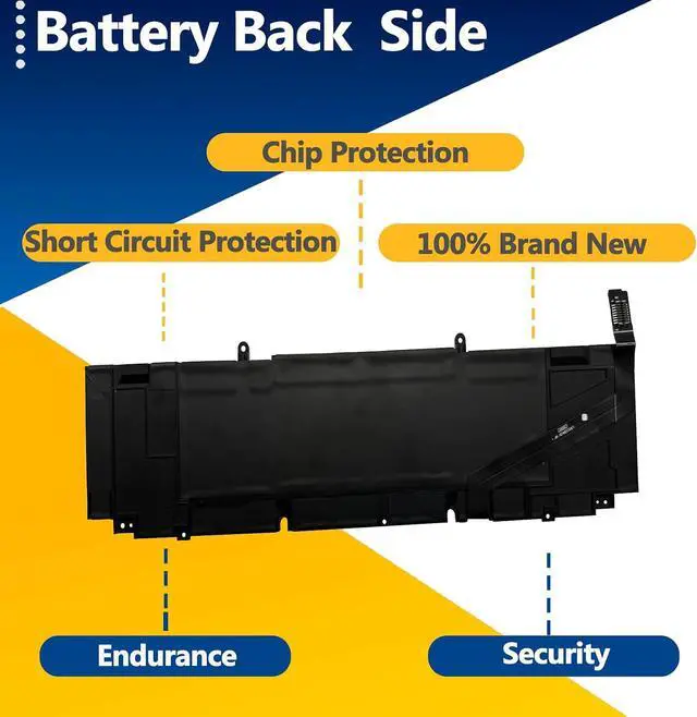 Alt view image 4 of 7 - XG4K6 Laptop Battery Replacement for Dell XPS 17 9700 9710 9720 9730 Precision 17 5750 5760 5770 P92F P92F001 P92F002 P92F003 01RR3 001RR3 F8CPG 0F8CPG OF8CPG 5XJ6R KVPMY 0YY3V KRDHV