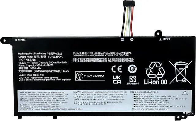 Alt view image 2 of 6 - L19M3PDA Laptop Battery Replacement for Lenovo ThinkBook 14 G2 ITL are / 14 G3 ACL ITL / 14 G4 ABA IAP / 15 G2 ITL are / 15 G3 ACL ITL /15 G4 ABA IAP Series L19L3PDA L19D3PDA L19C3PDA