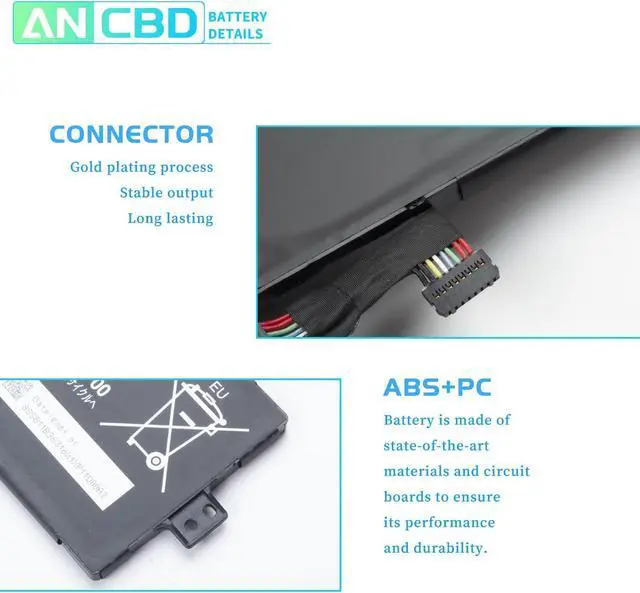 Alt view image 3 of 7 - L20M3PG2 L20L3PG2 Battery for Lenovo Flex 3 Chrome-11M836 IdeaPad Flex 3 Chromebook-11IJL6 500e Chromebook Gen 3 100e Chromebook Gen 3 SB11B36316 SB11B36318 5B11B36309 5B11B36314 L20D3PG2 11.25V/42Wh.
