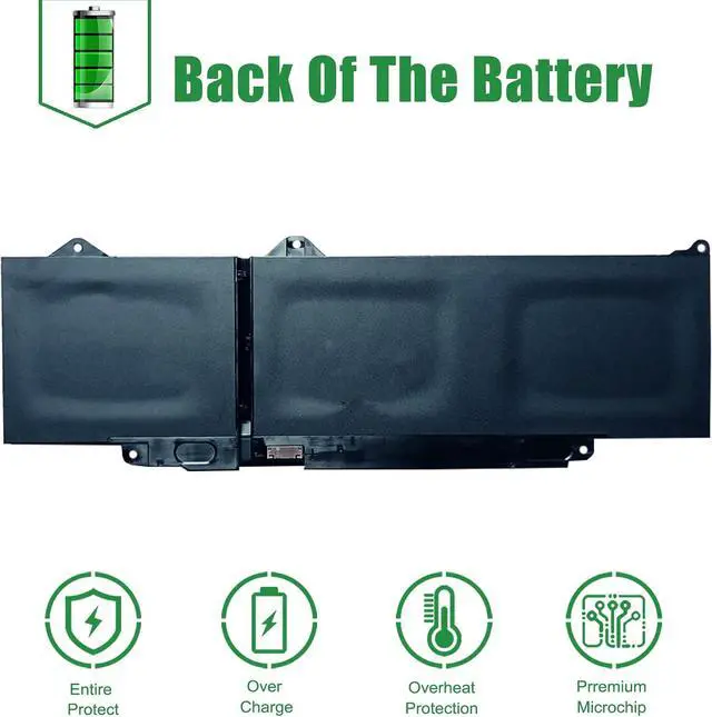 Alt view image 5 of 5 - GRWKG Laptop Battery Replacement for Dell Latitude 3340 3440 3450 3540 3550 5340 5350 5440 5450 5540 5550 7455 Precision 3480 3490 3580 3590 Series 0NKXK7 NKXK7 0V7TXF V7TXF 11.4V 42Wh
