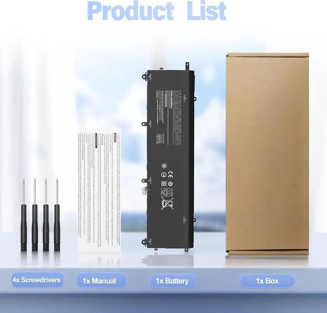 Alt view image 2 of 6 - BN06XL Battery L68299-005 for HP Spectre X360 15 15-EB000 15T-EB000:15-eb0043dx 15-eb0053dx 15-eb1043dx eb0097nr eb0065nr eb0xxx eb0000 Convertible Laptop BNO6XL BN06072XL L68235-1C1 HSTNN-IB9A
