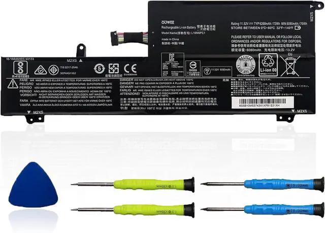 Main image of L16M6PC1 Laptop Battery Compatible with Lenovo Yoga 720-15IKB Series Notebook 5B10M53745 5B10M53743 5B10M53744 L16L6PC1 L16C6PC1 11.58V 72Wh 6712mAh