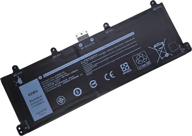 Alt view image 5 of 6 - 9F4FN Replacement Laptop Battery Compatible with Dell Latitude 7320 Detachable Inspiron 14 3420 Series 09F4FN 2VKW9 8PK6G - 7.6V 40Wh