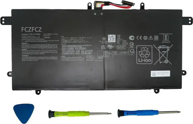 Main image of C22N2309 Battery 78Wh 10032mAh Replacement for Asus TUF Gaming A14 FA401WU FA401WV FA401WI FA401UU FA401UV / Zenbook S 16 UM5606 / ProArt PX13 HN7306 Series 2ICP4/60/120-2 7.78V 4-Cell