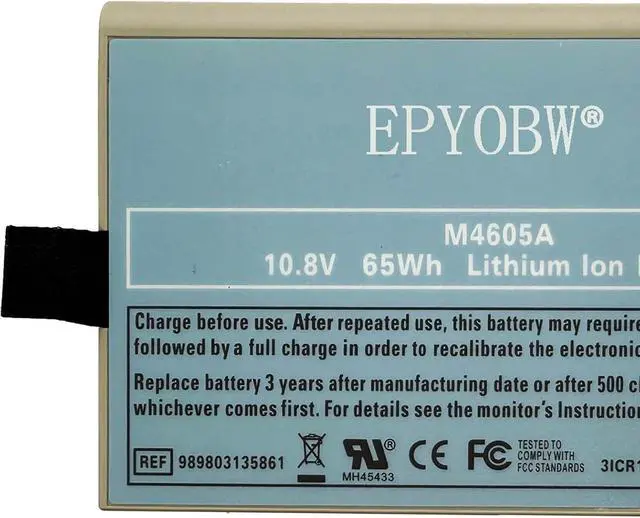 Alt view image 2 of 5 - M4605A Battery 65Wh 01-02-0818 4800-017 989803135860 989803135861