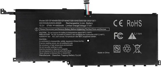Main image of SB10F46466 00HW028 00HW029 Laptop Battery Replacement for Lenovo ThinkPad X1 Carbon 4th Gen 2016 Yoga 1st 2nd Gen 01AV409 01AV438 01AV439 01AV457 01AV458 SB10F46467 SB10K97566 SB10K97567