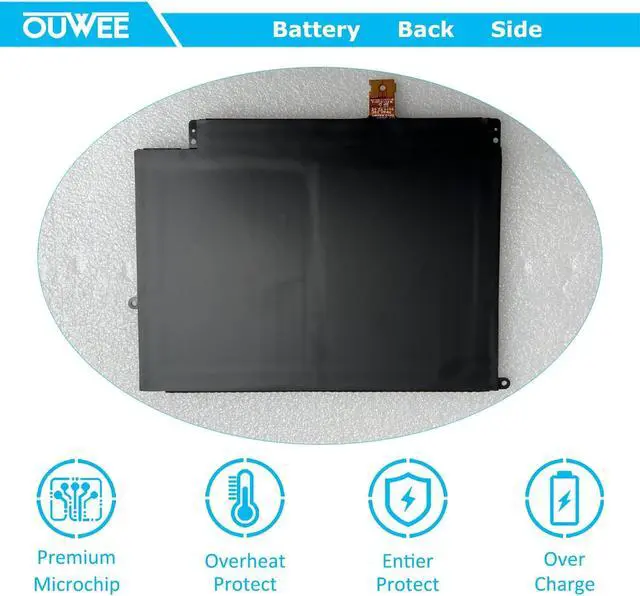 Alt view image 6 of 6 - YX0XH Laptop Battery Compatible with Dell Latitude 7285 2-in-1 Series Notebook Screen Battery 0YX0XH OWYCVV 0WYCVV C668F 0C668F 7.6V 34Wh 4250mAh