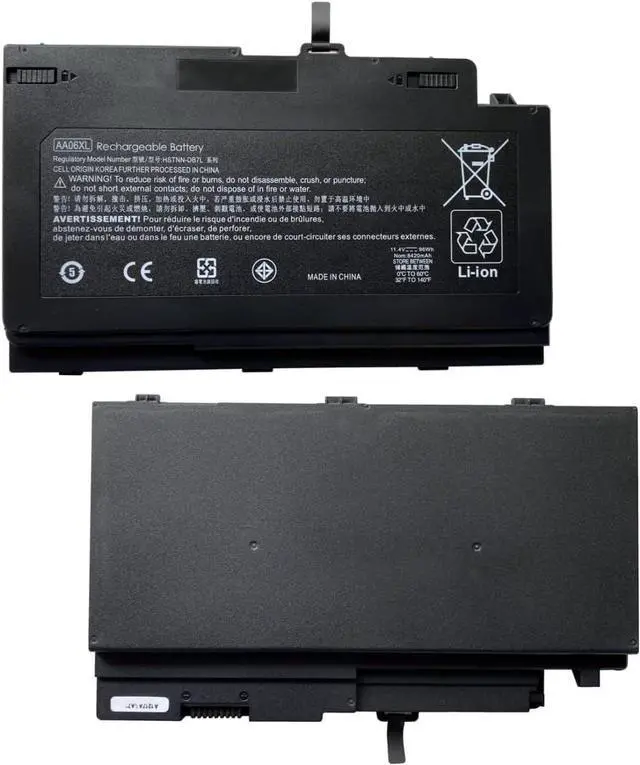 Main image of AA06XL Laptop Battery Replacement for ZBook 17 G4 Mobile Workstation HSTNN-DB7L AA06096XL AAO6XL 852711-850 852527-241 852527-242 852527-221 852527-222 HSTNN-IB8Q L27868-1C1