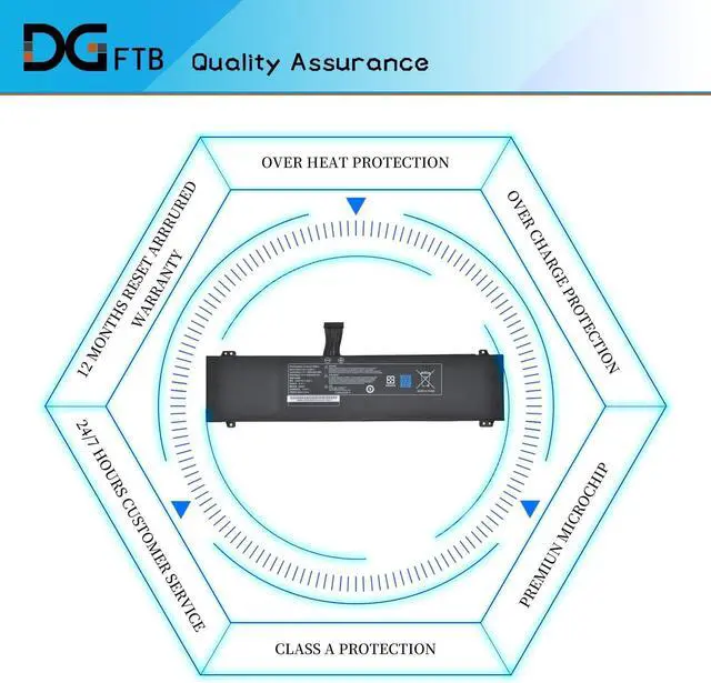 Alt view image 6 of 7 - DGFTB GKIDT-03-17-3S2P-0 GKIDT-00-13-3S2P-0 New Laptop Battery for Adata XPG Xenia 15 Schenker XMG Fusion 15 XFU15L19 Eluktronics MAG-15 Aftershock Vapor 15 Pro 2021 (11.4V 93.48Wh/8200mAh)