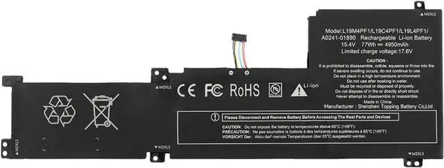 Main image of L19M4PF1 Laptop Battery for Lenovo IdeaPad 5-15IIL05 81YK 5-15ARE05 81YQ 82LN 5-15ITL05 82FG 5-15IAL7 82SF 5-15ABA7 82SG Series SB10W86946 5B10W86940 SB10W86960 5B10W86950 L19C4PF1 L19L4PF1