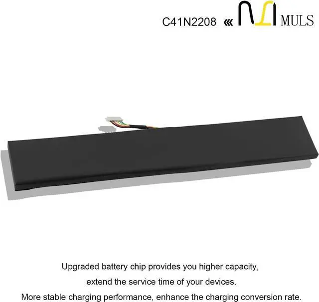 Alt view image 5 of 7 - MULS C41N2208 Battery Replacement for Asus Rog Ally (2023) RC71L PC71L NR2301L Gaming Handheld Series RC71L-NH001W RC71L-NH002W RC71L-NH012W RC71L-NH019W 4ICP5/42/79 0B200-04350000 15.48V 74Wh