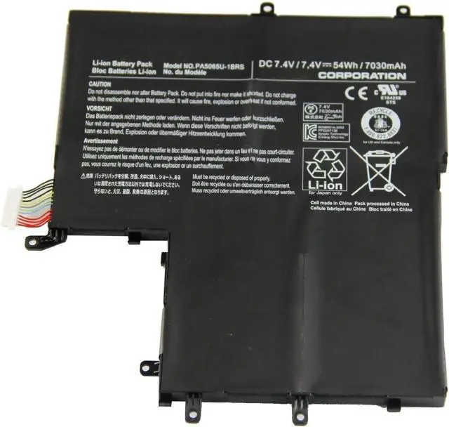 Main image of PA5065U-1BRS Laptop Battery Replacement for Toshiba Satellite U845W U840W-S400 P000561920(7.4V 54Wh)