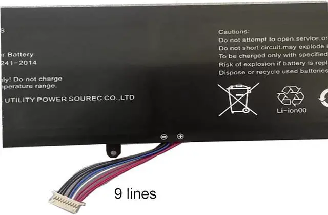 Alt view image 2 of 2 - aowe NV-4776127-2S UTL4776127-2S ZL4776127-2S 7.4V 5000mAh 10Pins 9Lines Replacement Battery for Smartbook 141 PC208PC209 Smartbook 141 145 M-SB145