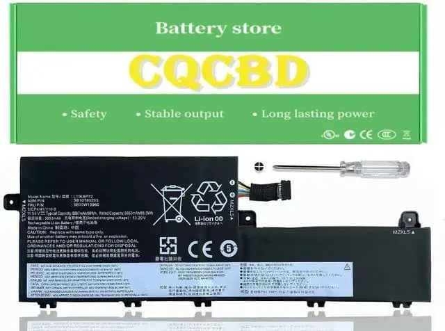 Main image of L19C6P72 L19L6P72 Laptop attery for Lenovo ThinkPad P15v Gen 1 20TQ 20TR ThinkPad T15p Gen 1 20TN 20TM Series SB10T83203 5B10W13961 5810W13960 SB10T83204 11.55V 68Wh/5887mAh