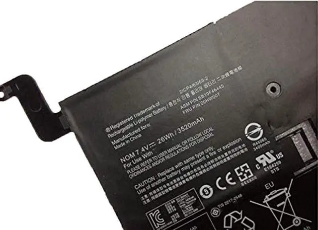 Alt view image 2 of 3 - 7.4V 26Wh 3520mAh 00HW007 SB10F46445 Replacement Laptop Battery for Battery Lenovo THINKPAD Helix