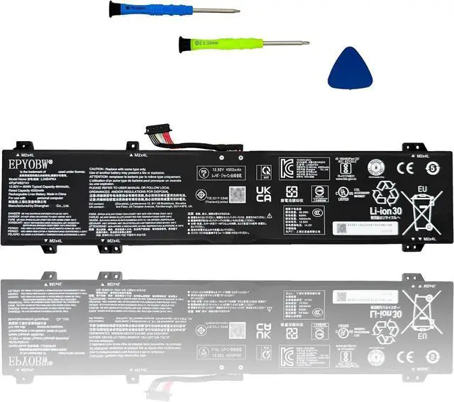 Main image of L24B4PK4 Laptop Battery 60Wh L24N4PK3 L24M4PK6 SB11Q02048 5B11Q02042 | Compatible with Lenovo LOQ 15IRX10 15AHP10 17IRX10 Series SB11Q02056 5B11Q01993 SB11Q02001 5B11Q02044 SB11Q02048 5B11Q02042