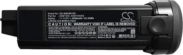Main image of Replacement Battery Fit for Shark Evopower System Flex CS200J, Evopower System Flex CS401J, Evopower System Flex CS501J, WS620, WS630, WS631, WS632, WS632BLBRN, WS632GDBRN,