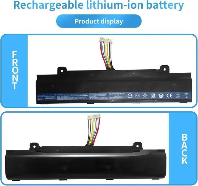 Alt view image 5 of 6 - AL15B32 Laptop Battery Replacement for Acer Aspire V15 DG2 V5-591G T5000 Series(11.1V 56Wh)