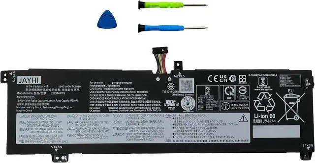 Main image of JAYHI L22M4PF5 75Wh Laptop Battery L22X4PF5 L22B4PF5 L22D4PF5 15.56V | Compatible with Lenovo Slim Pro 9-16IRP8 / Yoga Pro 9-16IRP8 / IdeaPad Pro 5-16IRH8 5-16APH8 5-16ARP8 Series 5B11N45339