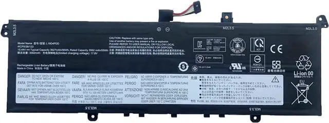 Main image of L19M4PDD L19D4PDD L19C4PDD 5B10Z37621 SB10Z37619 5B10Z37618 5B10Z37617 Laptop Battery Replacement for Lenovo ThinkBook 13S G2 ITL/are, ThinkBook 13S G3 ACN,14S G2 ITL Series (15.44V 56Wh)