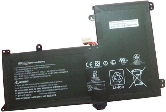 Main image of MA02XL Laptop Battery for HP SlateBook 101" X2 10-10-h010NR TPN-Q127 MA02025XL HSTNN-IB5B STNN-DB5B LB5B 721895-1217.4V 25Wh