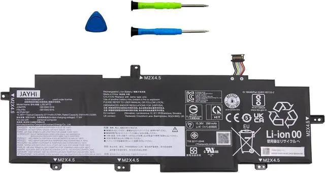 Main image of JAYHI L20C4P72 57Wh Laptop Battery L20D4P72 L20L4P72 L20M4P72 15.36V | Compatible with Lenovo ThinkPad T14s Gen 2 20WM 20WN 20XF 20XG Series 5-Cell