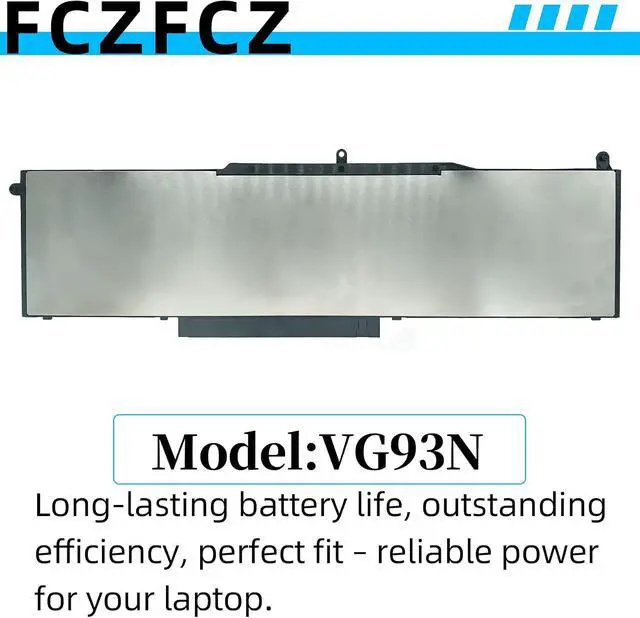 Alt view image 6 of 6 - VG93N Battery 92Wh WFWKK 0WFWKK 0VG93N 3ICP7/54/64-2 11.4V 6-Cell | Replacement for Dell Latitude 15 5580 5590 5591 E5580 E5590 E5591 / Precision 15 3520 3530 M3520 M3530 Series 7666mAh