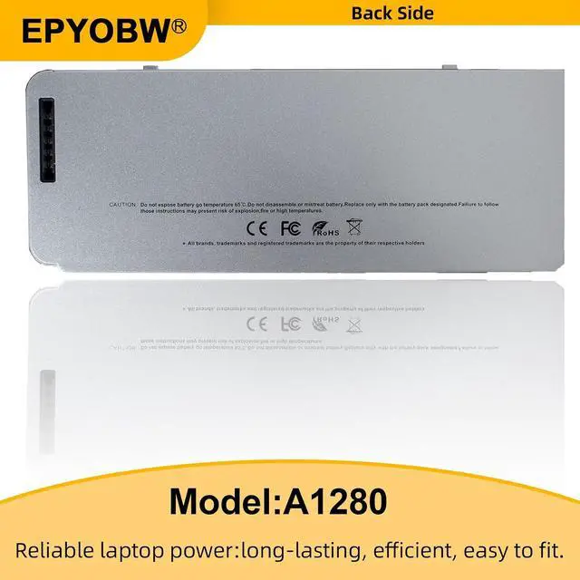 Alt view image 6 of 6 - A1280 Battery 45Wh Series A1278 EMC 225 4661-4817 | Compatible with MacBook 13" A1278 MB466*/A MB466CH/A MB466J/A MB466LL/A MB466X/A MB467*/A MB467CH/A MB467J/A MB467LL/A