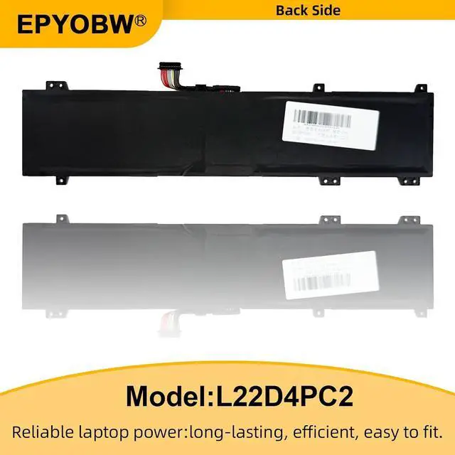 Alt view image 7 of 7 - L22D4PC2 Laptop Battery 80Wh Compatible with Lenovo Legion Slim 5-16APH8 5-16IRH8 5-16AHP9 5-16ARP9 / LOQ 16APH8 / LOQ 16IRH8 Series L22B4PC2 L22M4PC2 L22C4PC2 SB11K38742