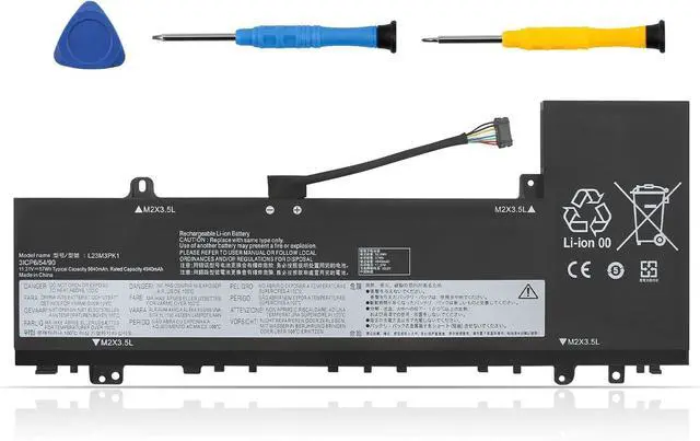 Main image of L23M3PK1 Laptop Battery Replacement for Lenovo IdeaPad Slim 5-14IMH9 5-14AHP9 5-14IRU9 5-14Q8X9 5-15IRU9 5-15IRH9 5-15IRH9R 5-16IMH9 5-16AHP9 5-16IRU9 Series L23B3PK1 L23D3PK1 L23N3PK1 L23X3PK1 57Wh