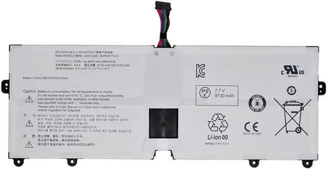 Main image of Civhomy 72Wh Battery Replacement for Gram 13Z980 13Z990 13Z980-A 13Z980-G 13Z980-U 13Z990 14Z990 14T90N 15Z980 15Z990 17Z990 LBS1224E LBR1223E 7.7V,9450mAh