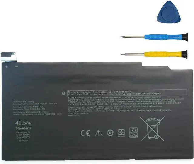 Main image of G8W13 07HFP9 Laptop Battery Replacement for Dell XPS 13 9315 2-in-1 Series(11.4V 49.5Wh)