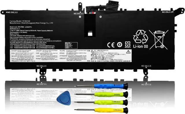 Main image of L23C4PF2 L23M4PF2 Battery Compatible with Lenovo Yoga Air 14S 15 2024 Slim 7 Gen 9th 2024 7X 14Q8X9 L23B4PF2 L23D4PF2 L23L4PF2 SB11N42050 5B11N42049 L23C4PF2 SB11N42052 5B11N42051 70Wh 7.74V