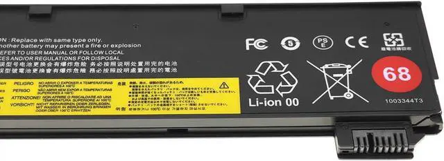 Alt view image 5 of 6 - Tanch Genuine 45N1126 45N1160 45N1127 45N1125 45N1128 45N1124 0C52862 45N1136 45N1134 0C52861 Laptop Battery for Lenovo Thinkpad X250 T470 T450s X240 T450 X260 X270 T440 T460 11.4V 2060mAh 24W