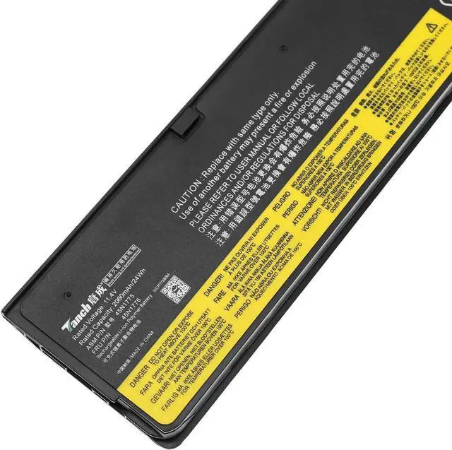 Alt view image 6 of 6 - Tanch Genuine 45N1126 45N1160 45N1127 45N1125 45N1128 45N1124 0C52862 45N1136 45N1134 0C52861 Laptop Battery for Lenovo Thinkpad X250 T470 T450s X240 T450 X260 X270 T440 T460 11.4V 2060mAh 24W