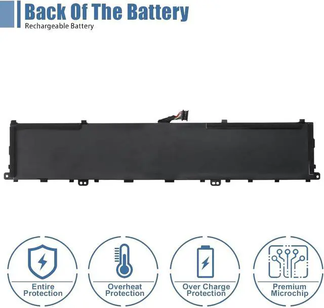 Alt view image 4 of 6 - L20M4P75 Laptop Battery Replacement for Lenovo ThinkPad P1 Gen 4 20Y3 20Y4 P1 Gen 5 ThinkPad X1 Extreme 4th Gen 20Y5 X1 Extreme Gen 5 SB11B79215 5B11B79217 Series 15.52V 90.1Wh 5805mAh