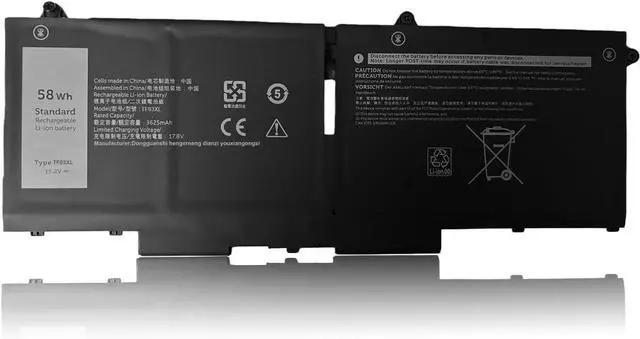 Main image of 58Wh FK0VR Laptop Battery Compatible with Dell Latitude 5330 7330 7430 7530 P134G P135G P136G P110F P138G P139G FKOVR 8H6WD 51R71 8P81K 293F1 0HFN8K PX0GF 01VX5 404T8 15.2V
