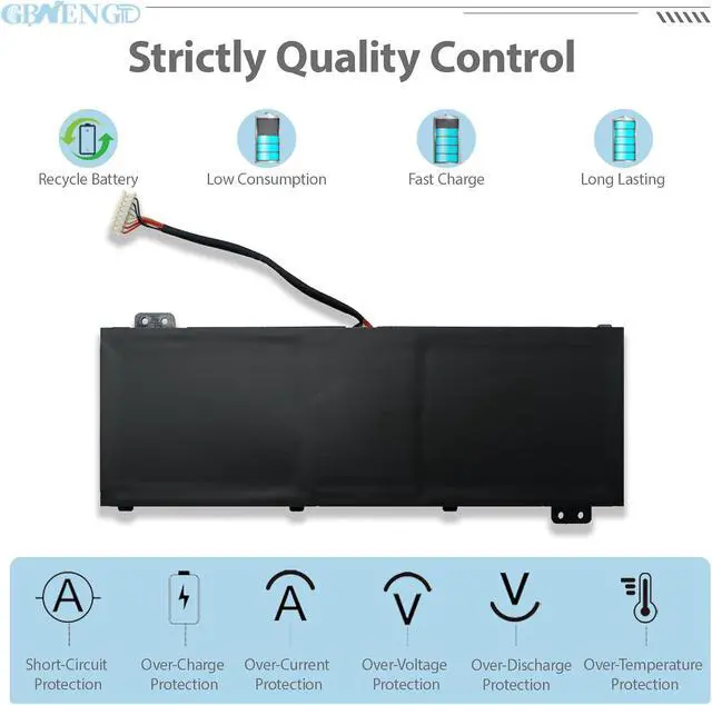 Alt view image 6 of 7 - AP21D8M for Acer Nitro 5 AN515-46 AN515-47 AN515-58 AN515-58-56CL AN515-58-766R AN515-58-72QR,Nitro V 15 ANV15-51,Nitro 16 AN16-51 AN16-51-74BV