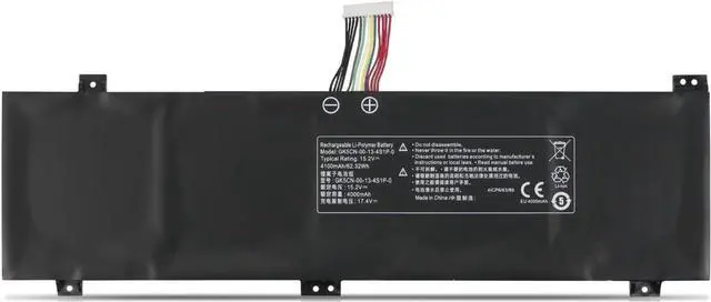 Main image of GK5CN-00-13-4S1P-0 Laptop Battery Replacement for Medion Erazer X6805 Maingear Vector 15 Schenker XMG Neo 15 Core 17 Comet Lake Getac Tongfang GK5CQ7Z GK5CN6Z GK5CN5Z GK5CN4Z Series(15.2V 62.32Wh)