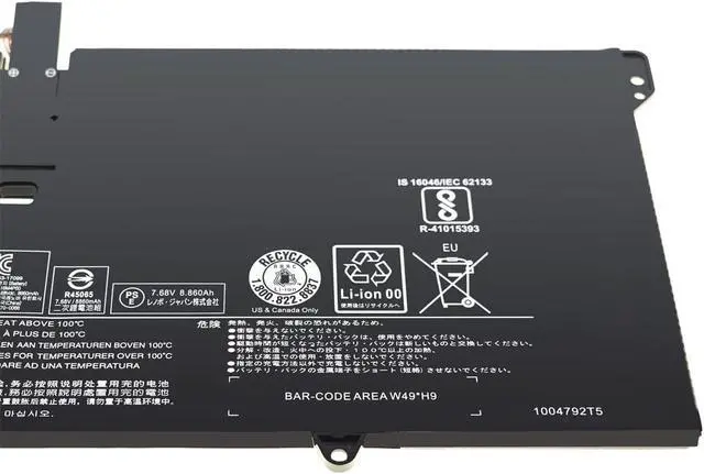 Alt view image 5 of 6 - Tanch Genuine L16M4P60 L16C4P61 5B10N01565 5B10N17665 5B10W67249 SB10W67429 2ICP4/53/129-2 Laptop Battery for Lenovo Yoga 920 920-13IKB 920 13 Yoga 6 PRO 6 Pro-13 6 Pro-13IKB 7.68V 9120mAh 70W