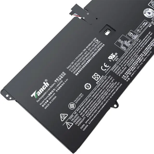 Alt view image 6 of 6 - Tanch Genuine L16M4P60 L16C4P61 5B10N01565 5B10N17665 5B10W67249 SB10W67429 2ICP4/53/129-2 Laptop Battery for Lenovo Yoga 920 920-13IKB 920 13 Yoga 6 PRO 6 Pro-13 6 Pro-13IKB 7.68V 9120mAh 70W