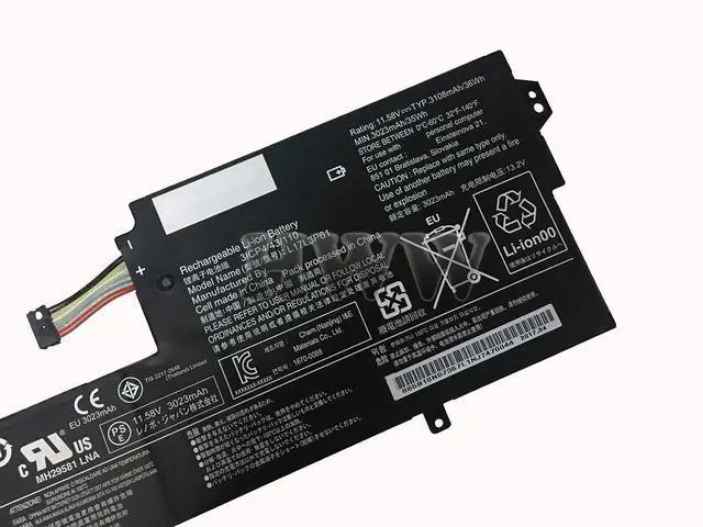 Alt view image 3 of 4 - HWW New 11.58V 36Wh Battery Replacement for L17L3P61 Lenovo 7000-13 L17M3P61 L17C3P61 Series