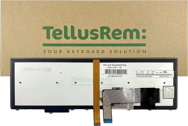 Alt view image 2 of 6 - Replacement German Non-Backlit Keyboard for Lenovo Thinkpad E531 T540 T540P T550 L540 W540 W550S W550 W541