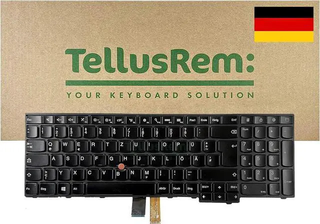 Main image of Replacement German Non-Backlit Keyboard for Lenovo Thinkpad E531 T540 T540P T550 L540 W540 W550S W550 W541