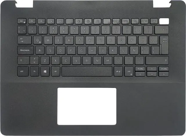 Main image of Laptop Keyboard Compatible for Dell Vostro V3400 V3405 3400 3405 0TV7CN Latin Layout Black with Palmrest Upper Cover Case Shell No Backlit