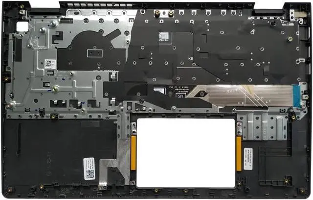Alt view image 2 of 2 - Laptop Replacement Keyboard Compatible for Dell Inspiron 15 3510 3511 3515 3520 3525 00GTPK 0HRHC5 054WVM 09CJN3 Latin Layout with Palmrest Upper Cover Case No Backlit (Black No Type-C Hole)